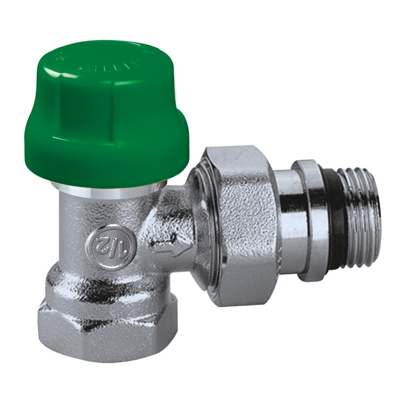 Corps thermostatique DYNAMICAL® Equerre F1/2" - M23x1.5 - Corps laiton chromé