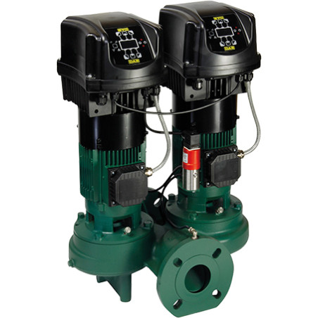 Pompe en ligne électronique double KLPE 50/1200M à brides