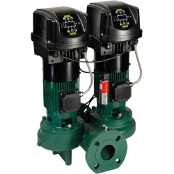 Pompe en ligne électronique double KLPE 80/1200M à brides