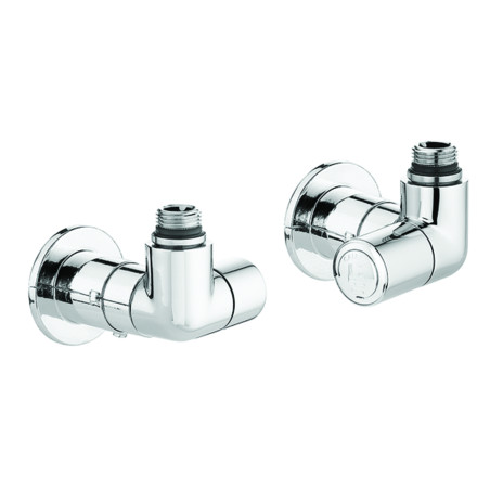 Robinet thermostatisable double équerre droite chromé M23x1,5