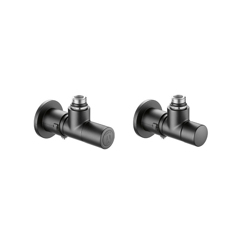 Robinet thermostatisable équerre et coude noir M23x1,5