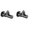 Robinet thermostatisable équerre et coude noir M23x1,5