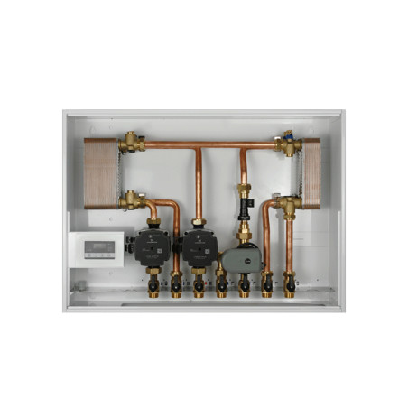 Module Spécial Biomasse C2 ECSavec 2 circulateurs  - chauffage et ECS