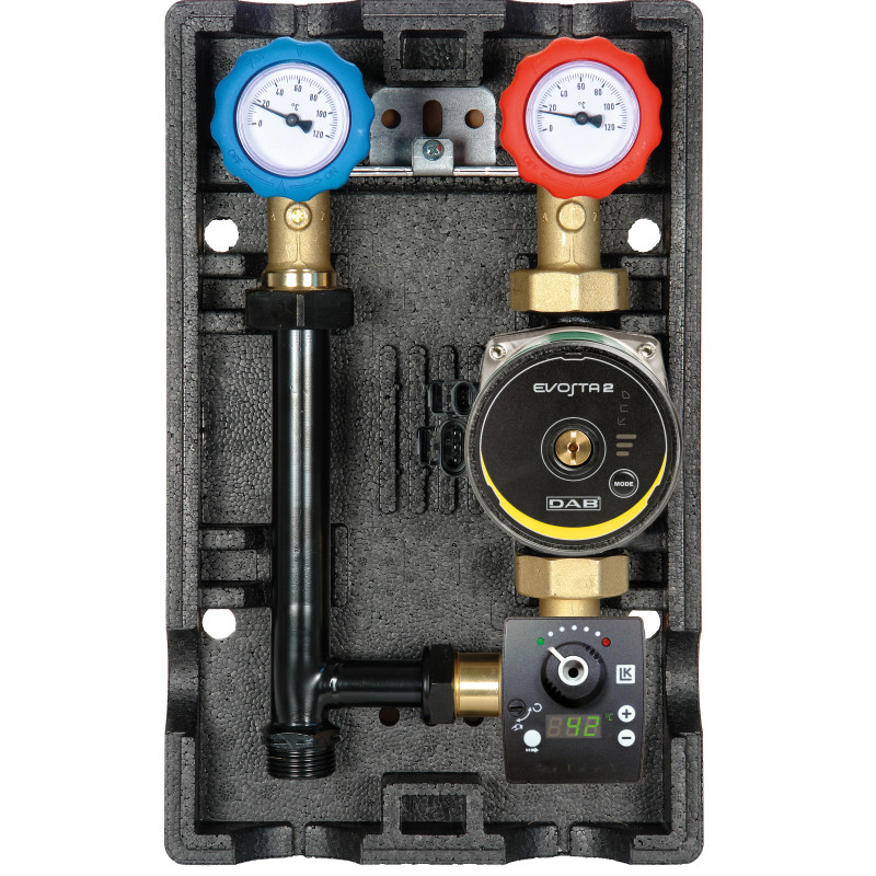 Groupe mélange DN20 avec Circ.+ AUTOMIXrégulation T extérieur et servomoteur