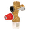Protège chauffe-eau jusqu'à 10 kW. Siège inox, soupape 7 bars, norme NF.