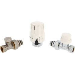Kit radiateur EUROPE 3 pces DN12 DroitTTE + CT12D + TR12N
