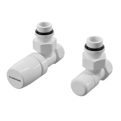 Kit robinet équerre thermostatisable ILHINA Cu Ø16 et coude de réglage