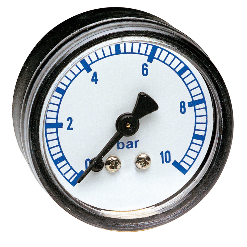 Manomètre Ø63 axial 0-6 bar 1/4" ABSRaccordement axial