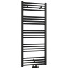 MAHANA Droit 500X1238 NoirSèche-Serviette Acier 514W