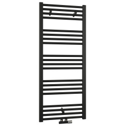 MAHANA Droit 500X1496 NoirSèche-Serviette Acier 631W