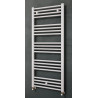 MAHANA Droit Mixte 600X1496 Acier BlancSèche-Serviette 728W + kit élec 500W