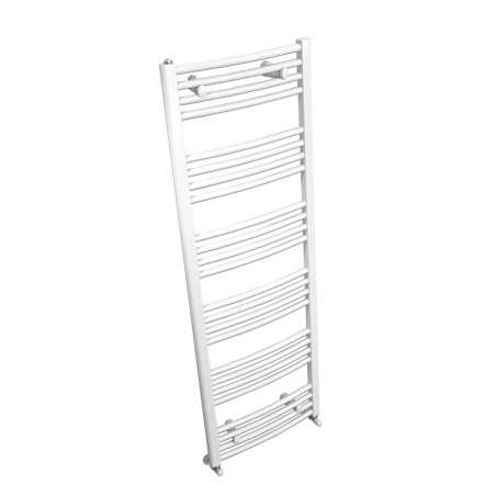 MAHANA Galbé Mixte 750X1775 Acier BlancSèche-Serviette 1027W + kit élec 1000W