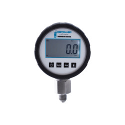 Manomètre électronique Radial 0-16 1/4" Ø80 mm - boitier INOX affichage digital