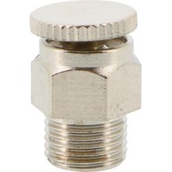 purgeur à volant 1/8" Chroméen vrac 10 bar 100°C