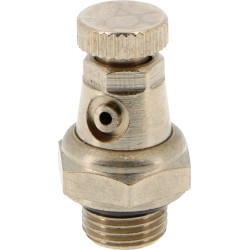 purgeur à volant à bec orientable 1/4"en vrac / 10 bar 100°C