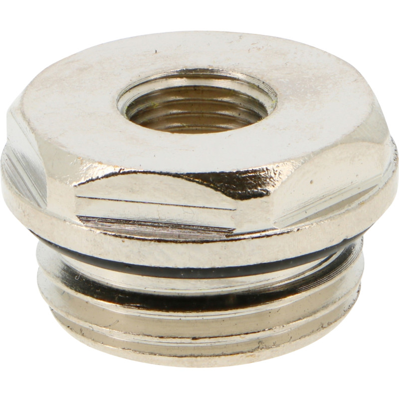 Réduction 1/2"M - 1/8"F avec jointsous Blister de10 / 10 bar 100°C