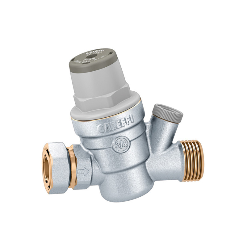 Réducteur de pression 3/4" - Spécial Aval Compteur. Ecrou tournant. Eau chaude