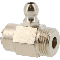 Robinet de Vidange 3/8"M avec joint Press. Service 10 bar 100°C