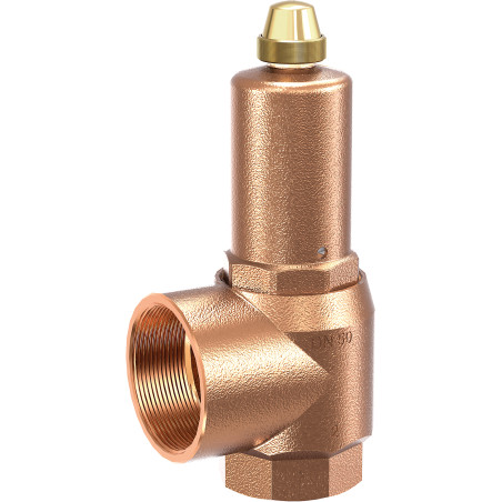 Soupape chaufferie 2'' F 10B BZEcorps Bronze - échappement augmenté