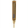 Thermomètre Indus. Droit L.150 plongeur 63 composite en ABS plage 0/120°C