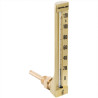 Thermomètre Indus. Equerre L.200 plongeur 100 aluminium plage -30/50°C