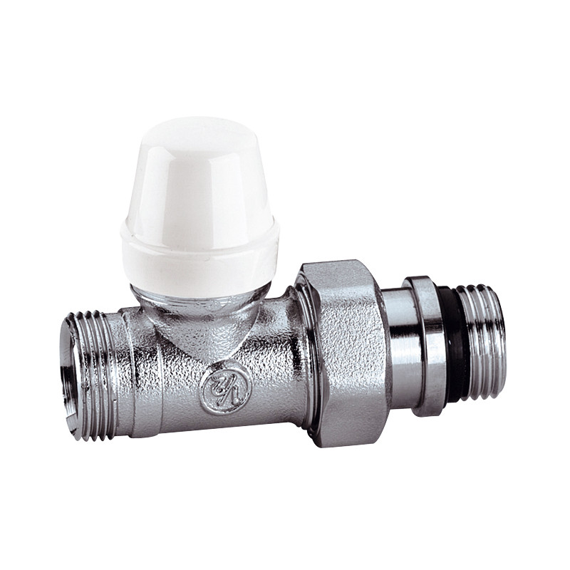 Té de réglage pour radiateur gamme "C" M23X1,5-1/2" Chromé avec douille auto-éta
