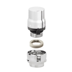 Tête Thermostatique Chromée F30x1,5avec coque + clé de montage Code 200013