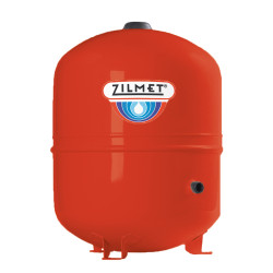 Vase d'expansion 80L Solairesur Socle Rouge Prégonflé 2,5 bar