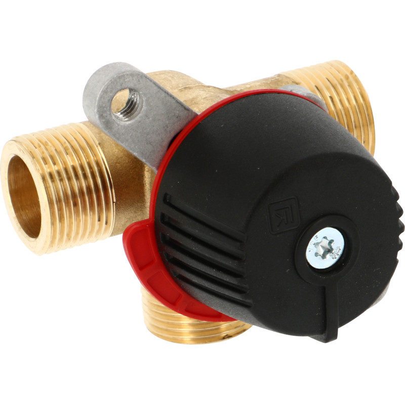 Vanne mélangeuse laiton 3 voies THERMOMIX  Thermador 3/4"M