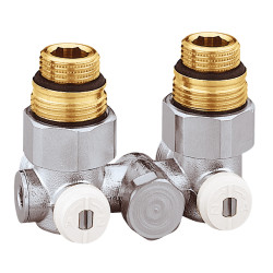 Vanne en H simple Equ. antiThermo Siphon avec mamelon 3/4-1/2