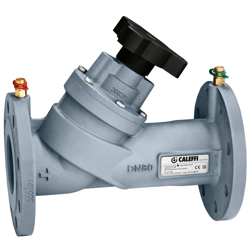 Vanne Equilibrage Manu Fonte PN16 DN65 Kvs 100 m3/h