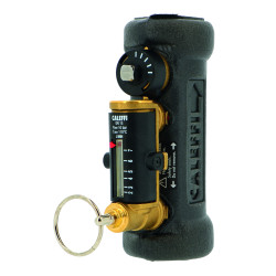 Vanne d'équilibrage manuelle avec débitmètre  1/2" - 2 à 7 L/min
