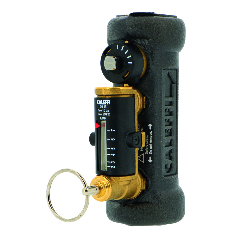 Vanne d'équilibrage manuelle avec débitmètre  1/2" - 2 à 7 L/min