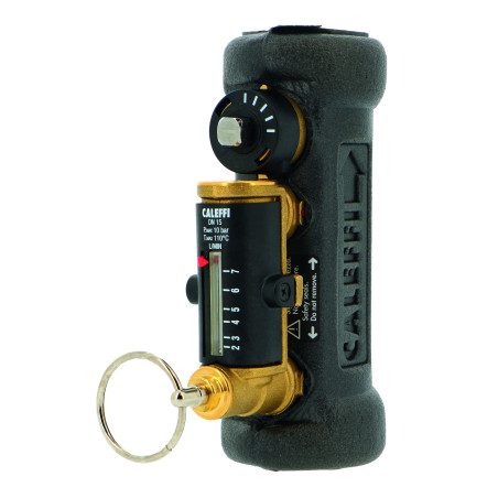 Vanne d'équilibrage manuelle avec débitmètre  1/2" - 2 à 7 L/min