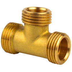 Té 135G pour collet battu 10 - 3/8"MRaccord LAITON à visser