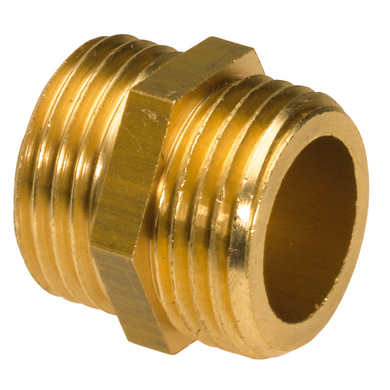 Mamelon égal 280G 3/4"MM. Raccord laiton à visser