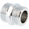 Mamelon égal  Chromé 280G 3/4"Raccord Laiton Chromé à visser