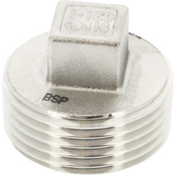 Bouchon Mâle Tête Carrée Inox 2''Pour Ballon Inox