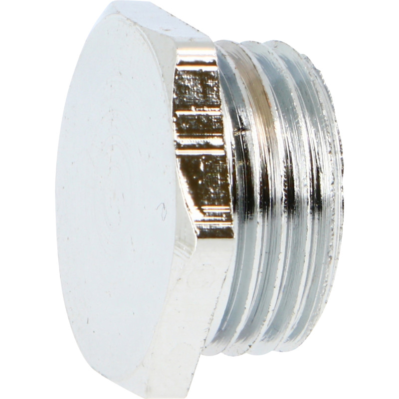 bouchon Chromé 292G 1/2"MRaccord Laiton Chromé à visser