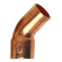 Courbe 45° 5040 Cu-MF Ø64à souder sur tube Cuivre