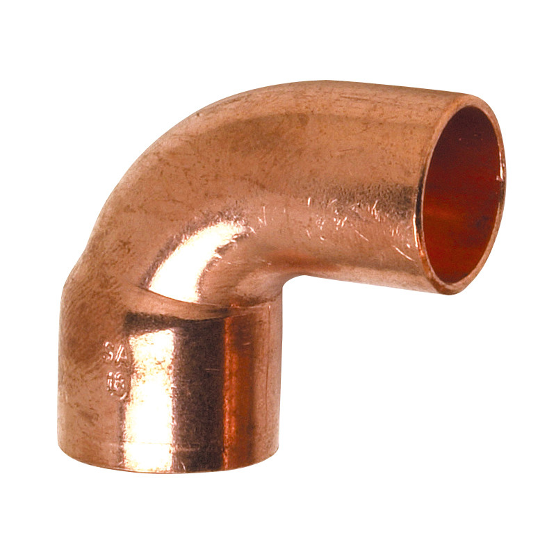 Courbe 90° Petit Rayon 5092 Cu-MF Ø16à souder sur tube Cuivre