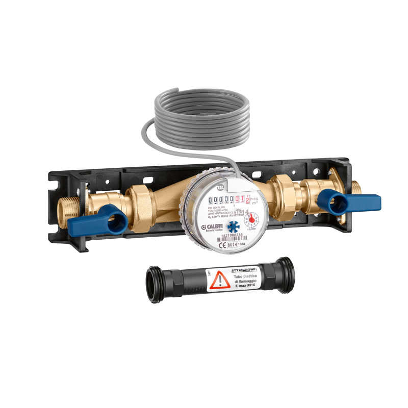 Kit compteur à Impulsion sur plaque de montage pour eau froide