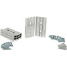 Kit de fixation MONITOR plaque en fonte ou colonne aluminium entraxe 4 mm