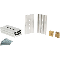 Kit de fixation MONITOR plaque en fonte ou colonne aluminium entraxe 4 à 10 mm
