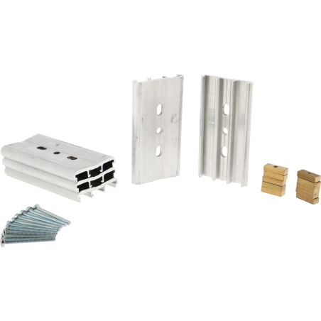 Kit de fixation MONITOR plaque en fonte ou colonne aluminium entraxe 4 à 10 mm