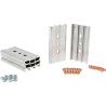 Kit de fixation MONITOR sur surface rainurée, lisse ou tube plat