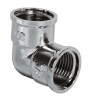 Coude 90G FF-Chromé 3/8"Raccord LAITON à visser