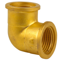 Coude égal 90G 3/4"F. Raccord laiton à visser