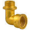 Coude égal 92G 1/4"MF.Raccord laiton à visser