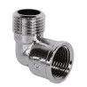 Coude égal MF 92G - Chromé 1/2"Raccord LAITON à visser